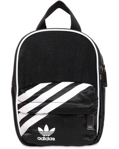 adidas Originals Mini Logo Nylon Backpack - Black