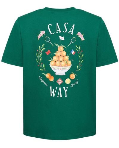 Casablancabrand Camiseta de algodón orgánico - Verde