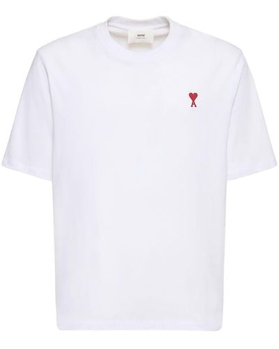 Ami Paris Camiseta de algodón - Neutro