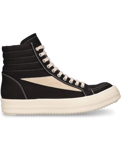 Rick Owens Sneakers "Vintage High Sneaks" - Schwarz