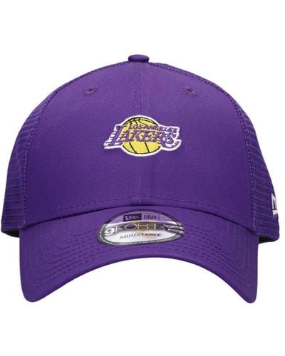 KTZ La Lakers 9forty Trucker Cap - Purple