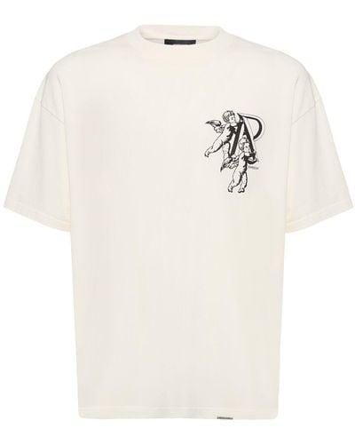 Represent T-shirt Aus Baumwolle Mit Logo - Weiß