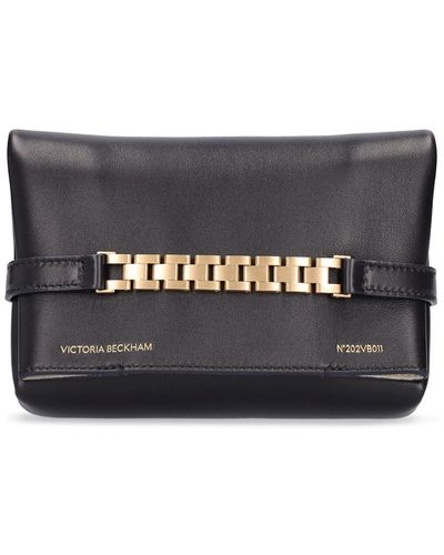 Victoria Beckham Lvr Exclusive Mini Chain Pouch Bag - Grey