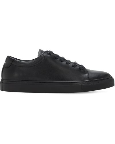 National Standard 30mm Edition 3 Leather Low Sneakers - Black