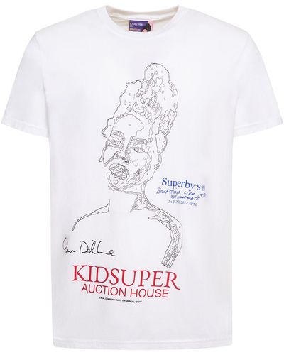 Kidsuper Fashion Show Print Cotton Jersey T-shirt - Weiß