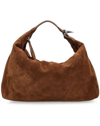 Little Liffner Pillow Suede Pouch - Brown
