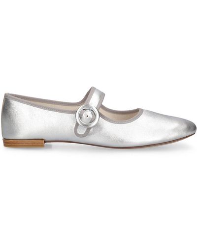Repetto Lvr Exclusive 5Mm Georgia Leathers Flats - White