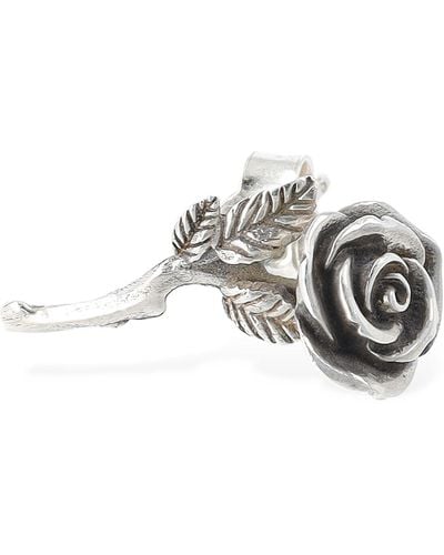 Emanuele Bicocchi Rose Mono Earring - Metallic