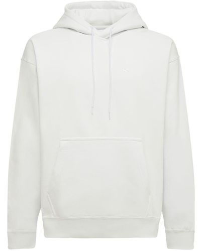 Nike Hoodie "solo Swoosh" - Weiß