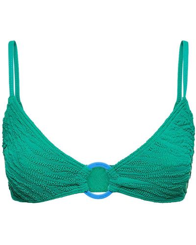 Bondeye Lissio Crop Bikini Top W/Ring - Green