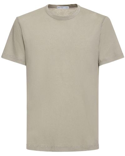 James Perse T-shirt Aus Leichtes Baumwolle - Weiß