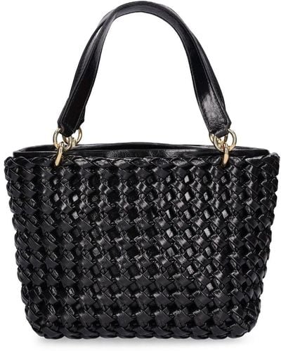 THEMOIRÈ Kobo Basic Knotted Top Handle Bag - Black