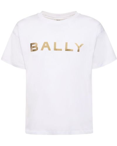Bally Printed Cotton Jersey Sweatshirt - Weiß