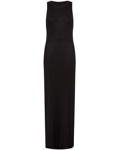 St. Agni Sleeveless Cotton Maxi Dress - Black