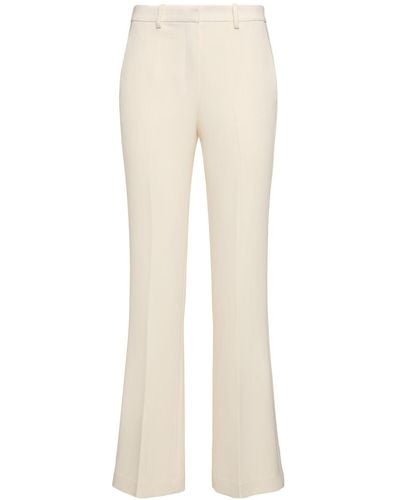 Theory Slim Straight Trousers - Natural