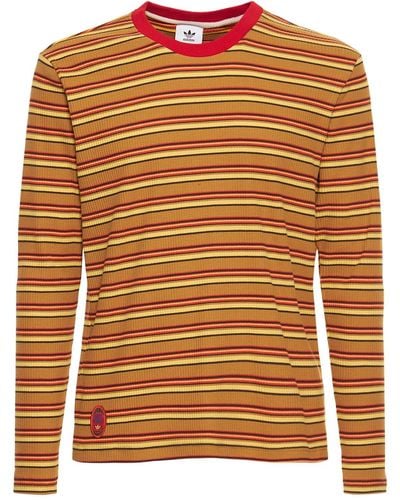 adidas Originals T-shirt À Manches Longues Wales Bonner - Multicolore