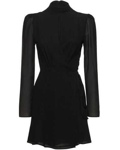 Reformation Ottessa Knitted Mini Dress - Black