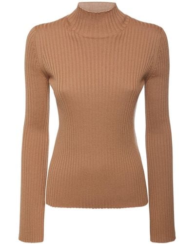 Moncler ロゴ セーター - ブラウン