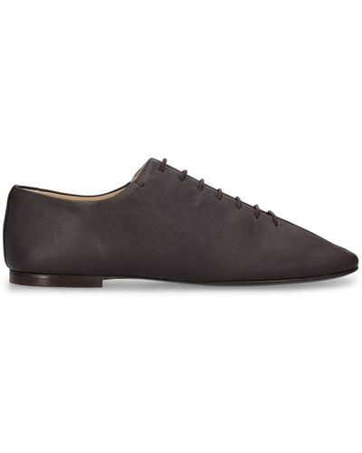 Lemaire Souris Flat Classic Derby Shoes - Brown