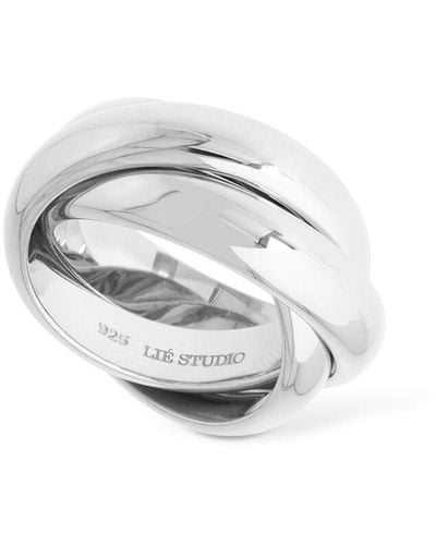 LIE STUDIO Sofie Thick Ring - White