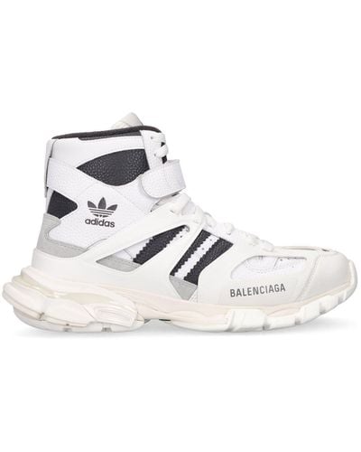 Balenciaga Adidas Track Forum Sneakers - White