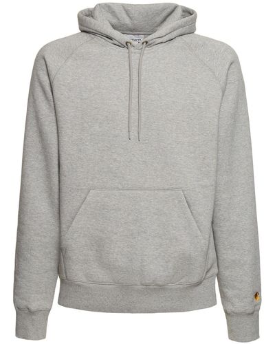 Carhartt Chase Cotton Blend Hoodie - Grey