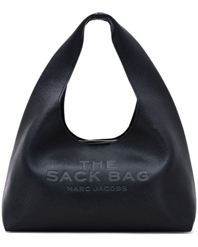 Marc Jacobs The Sack レザートップハンドルバッグ - ブラック