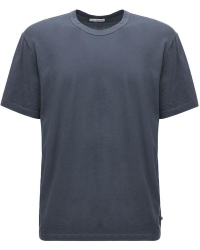 James Perse T-shirt "classic" In Cotone - Blu