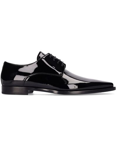 DSquared² Patent Leather Derby Lace-up Shoes - Black