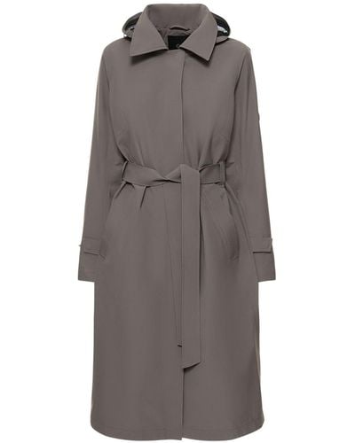 ALPHATAURI Omeca Buttoned Long Coat - Gray