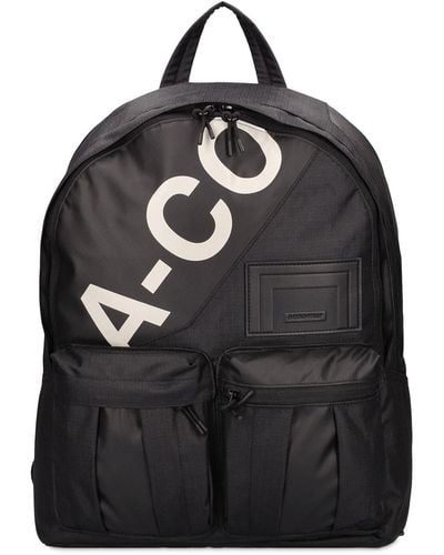 A_COLD_WALL* Typography Logo Tech Backpack - Black