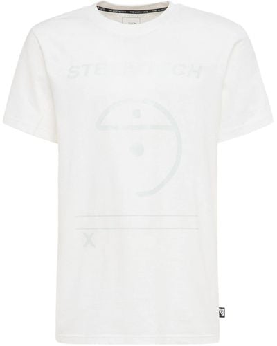 The North Face T-shirt Aus Baumwolle Mit Druck - Weiß