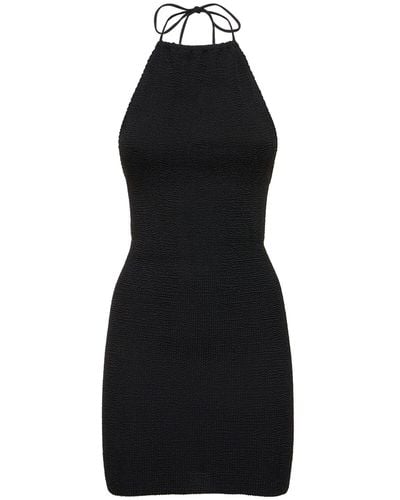 Bondeye Imogen Mini Halter Dress - Black