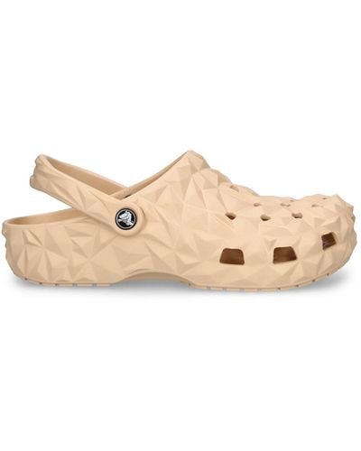 Crocs™ Classic Geometric Clogs - Natural
