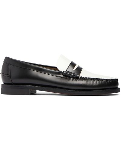 Sebago Classic Dan Smooth Leather Loafers - Black