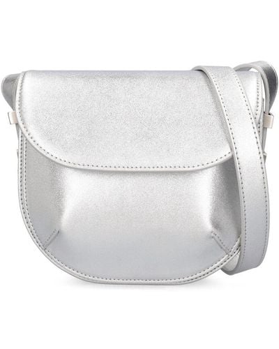 OSOI Cubby Coated Leather Shoulder Bag - White