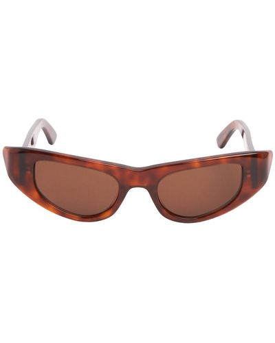 Marni Lunettes de soleil œil-de-chat netherworld - Marron