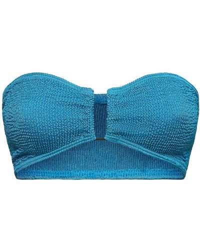 Bondeye Top bikini a fascia blake - Blu