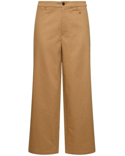 Acne Studios Pablo Cotton Workwear Trousers - Natural