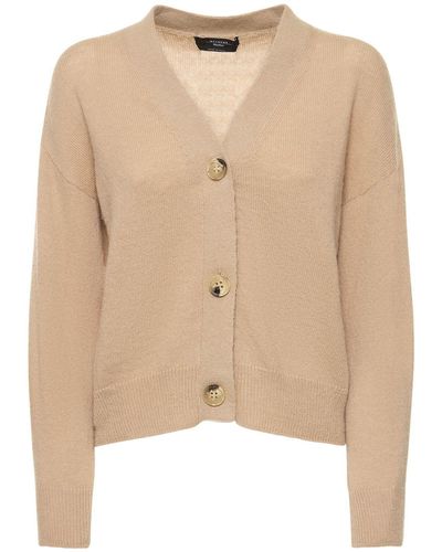 Weekend by Maxmara Oblio Mohair Blend Knit Cardigan - Natural