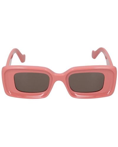 Loewe Anagram Acetate Sunglasses - Pink