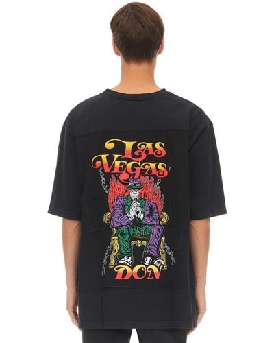 Warren Lotas Oversized Las Vegas Patch T-shirt - Black