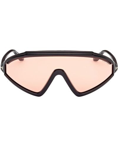 Tom Ford Maskensonnenbrille "lorna" - Pink