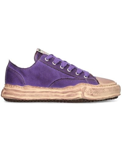 Maison Mihara Yasuhiro Peterson Low Top Vintage Sneakers - Purple