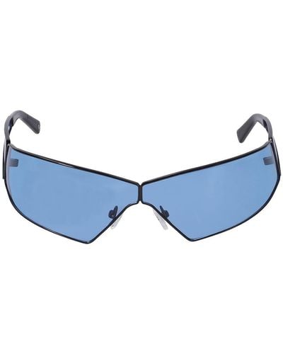 GmbH Sonnenbrille Aus Metall - Blau
