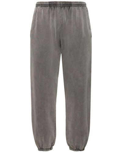 Acne Studios Pale Vintage Cotton Sweatpants - Gray