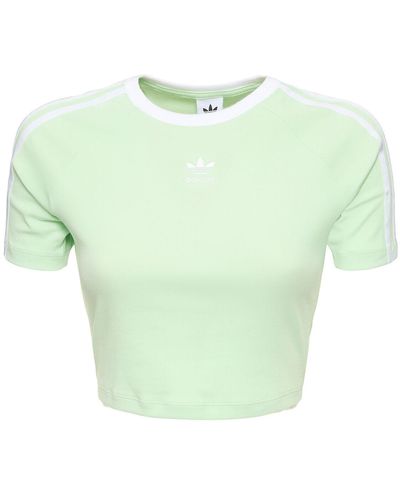adidas Originals 3 Stripe Baby T-shirt - Green