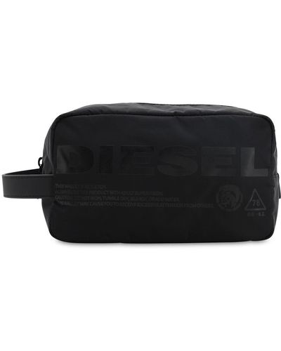 DIESEL Tech Toiletry Bag - Black