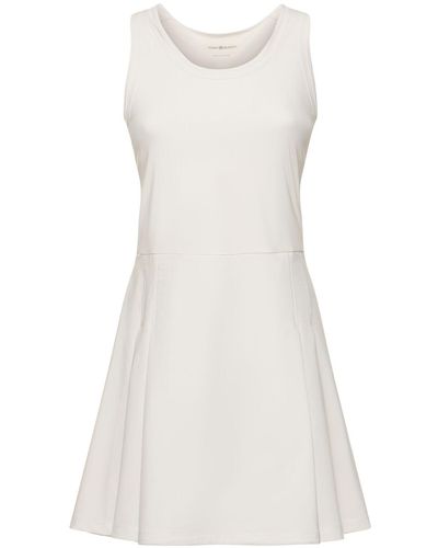 Tory Sport Performance Tech Tennis Mini Dress - White
