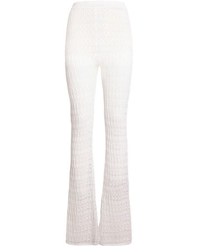 Isabel Marant Palmi Cotton Blend Trousers - White